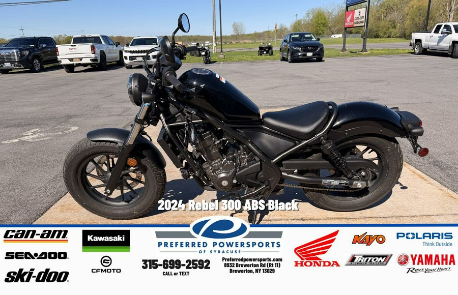 2024 Rebel 300 ABS Black - Honda