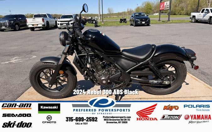 2024 Rebel 300 ABS Black - Honda