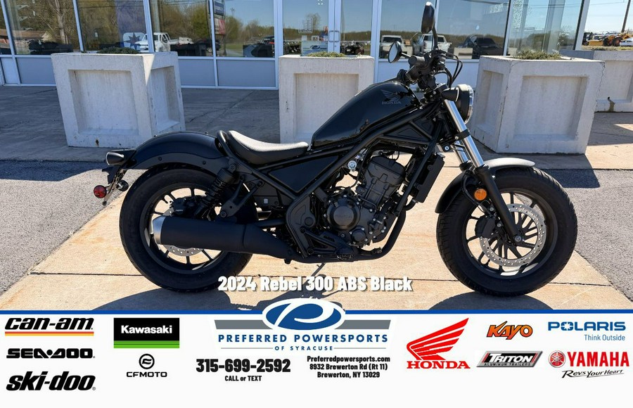 2024 Rebel 300 ABS Black - Honda