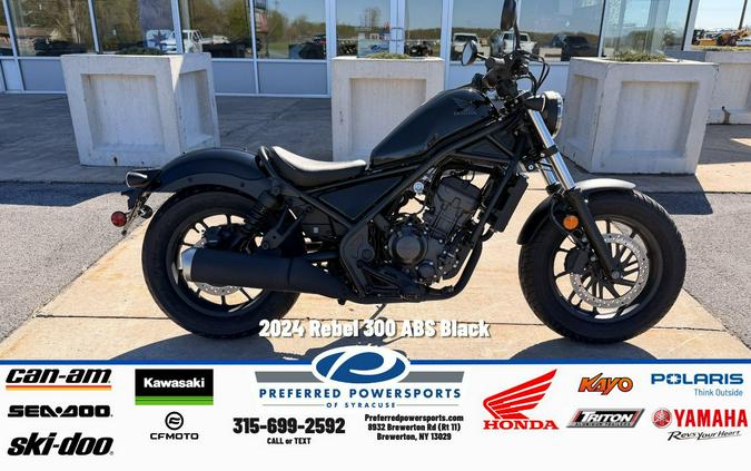 2024 Rebel 300 ABS Black - Honda