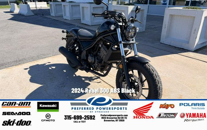 2024 Rebel 300 ABS Black - Honda