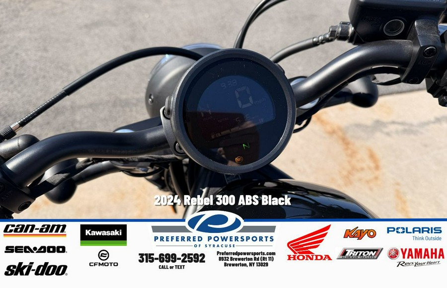 2024 Rebel 300 ABS Black - Honda