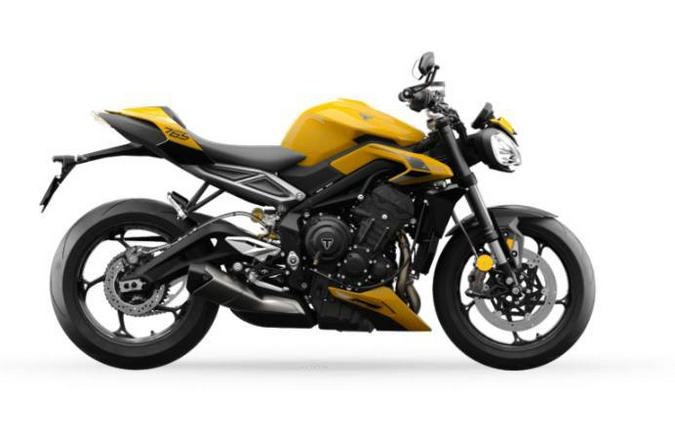 2024 Triumph Street Triple 765 RS Cosmic Yellow