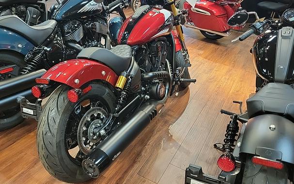 2025 Indian Motorcycle 101 SCOUT, MRN MTLC W/GRFX, TEC, 49ST Base