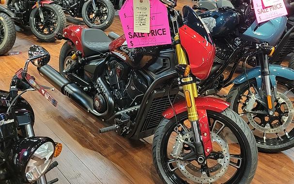 2025 Indian Motorcycle 101 SCOUT, MRN MTLC W/GRFX, TEC, 49ST Base