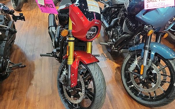 2025 Indian Motorcycle 101 SCOUT, MRN MTLC W/GRFX, TEC, 49ST Base