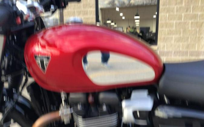 2023 Triumph Speed Twin 900 Chrome Edition Red Hopper