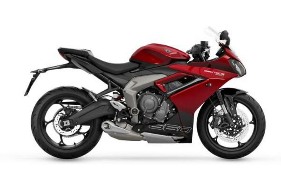 2025 Triumph Daytona 660 Granite/Black & Red/Black