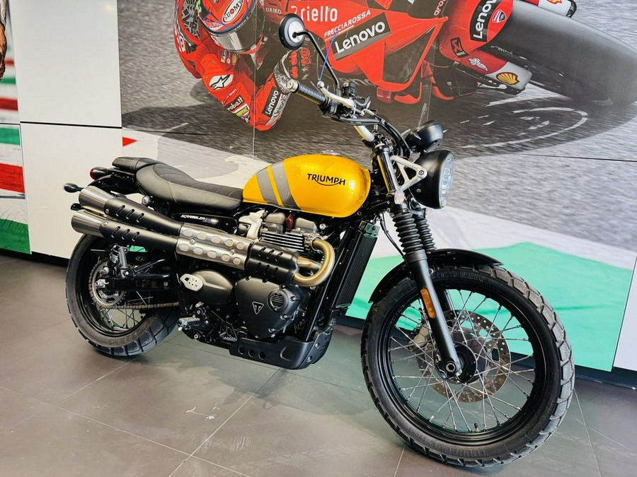 2024 Triumph Scrambler 900 Cosmic Yellow/Graphite