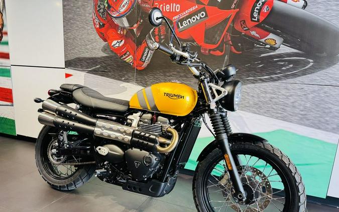 2024 Triumph Scrambler 900 Cosmic Yellow/Graphite