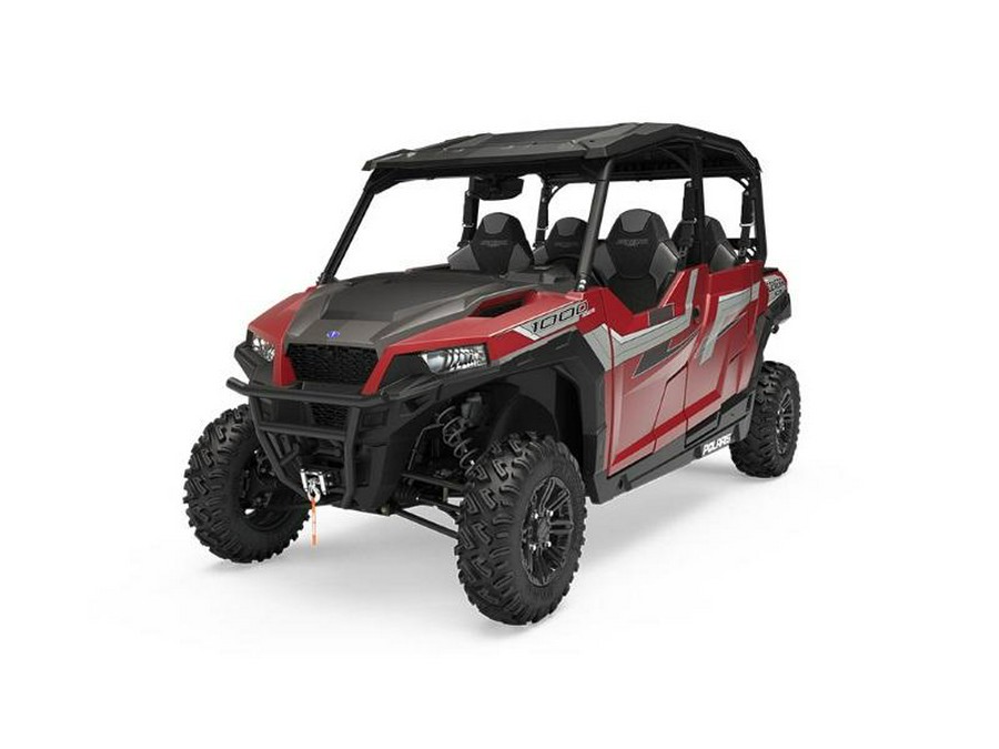 2018 Polaris® General™ 4 1000 EPS Ride Command™ Edition Matte Sunset Red