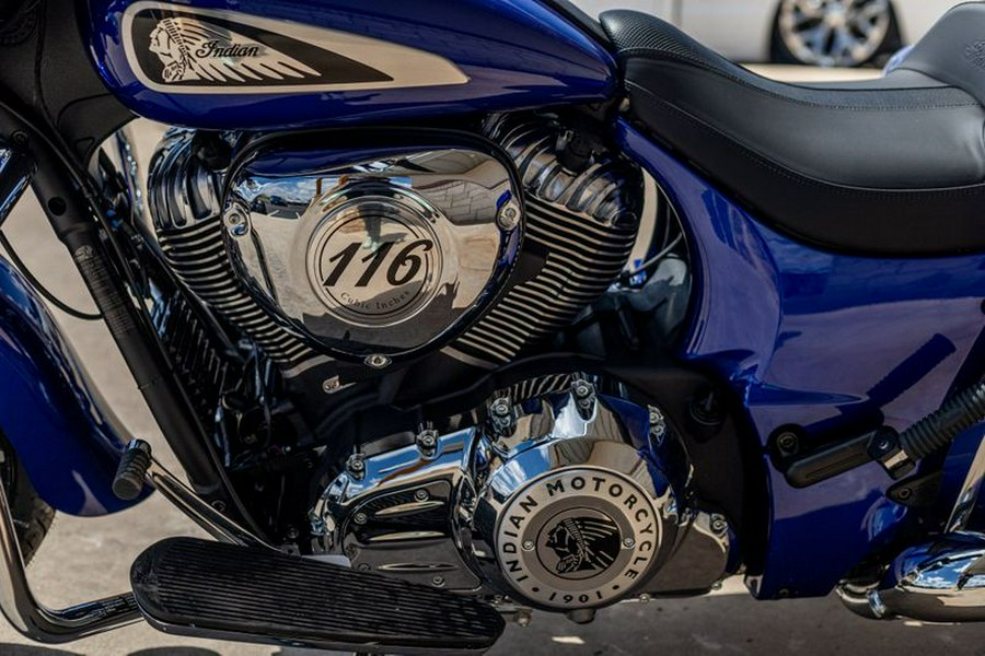 New 2024 INDIAN MOTORCYCLE CHIEFTAIN LIMITED SPIRIT BLUE METALLIC