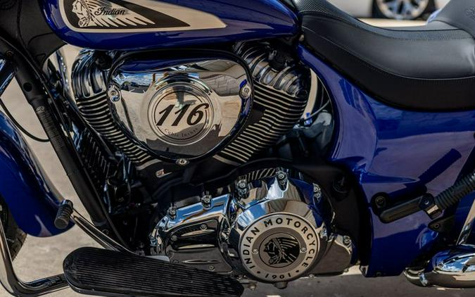 New 2024 INDIAN MOTORCYCLE CHIEFTAIN LIMITED SPIRIT BLUE METALLIC