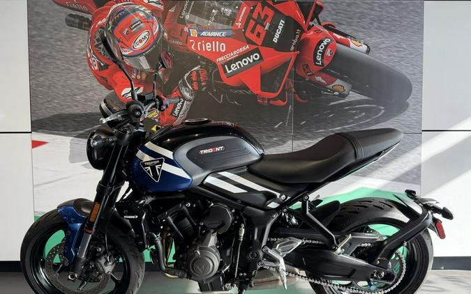2025 Triumph Trident 660 Cobalt Blue/Sapphire Black