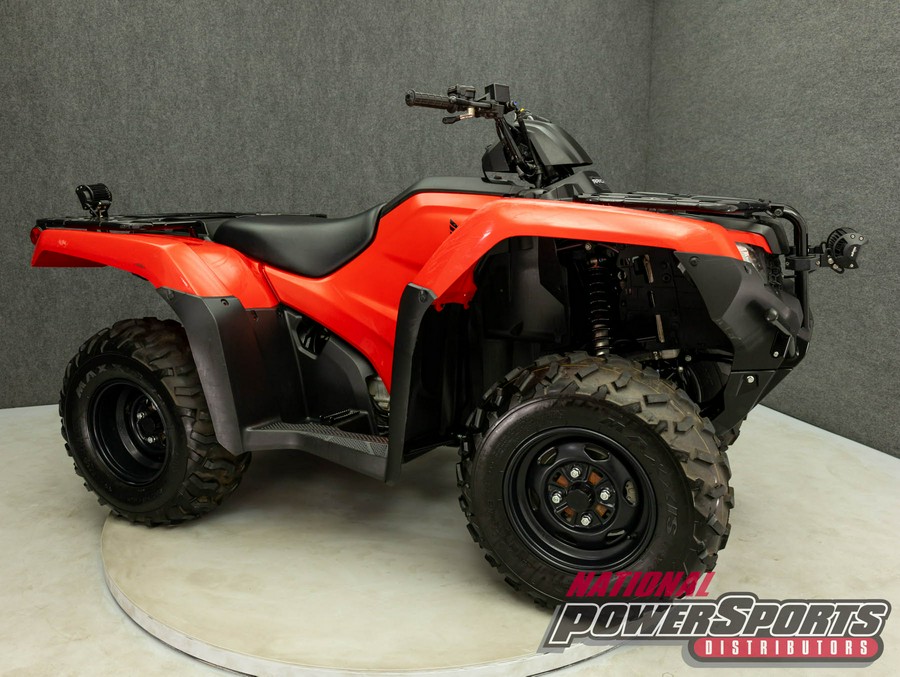 2022 HONDA TRX420 FOURTRAX RANCHER 4X4