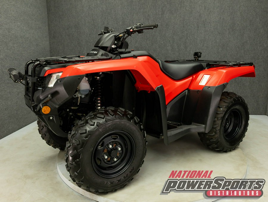 2022 HONDA TRX420 FOURTRAX RANCHER 4X4