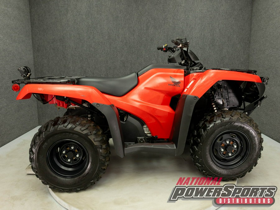 2022 HONDA TRX420 FOURTRAX RANCHER 4X4