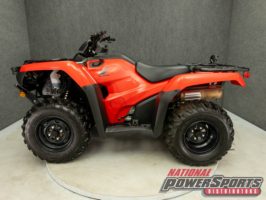 2022 HONDA TRX420 FOURTRAX RANCHER 4X4