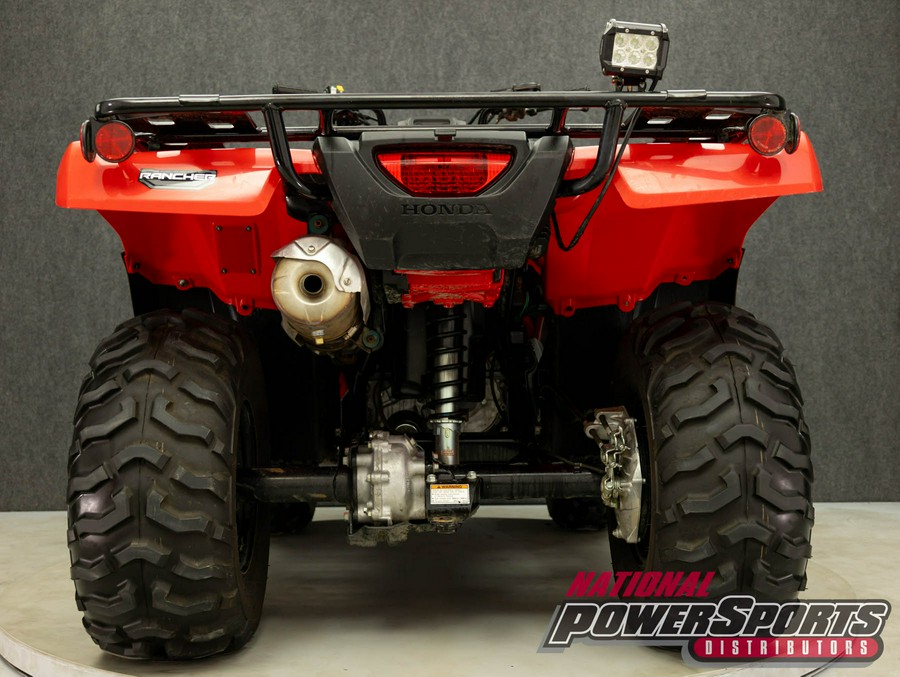 2022 HONDA TRX420 FOURTRAX RANCHER 4X4