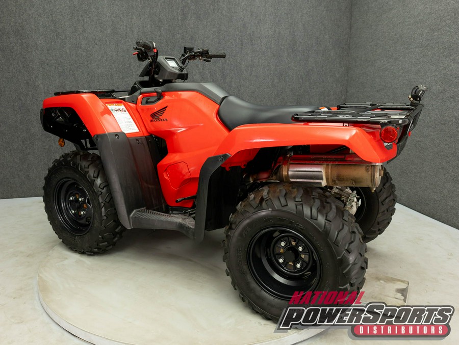 2022 HONDA TRX420 FOURTRAX RANCHER 4X4