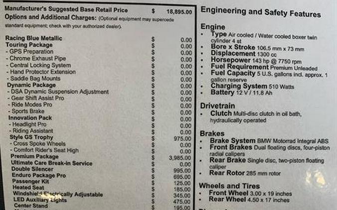 2024 BMW R 1300 GS