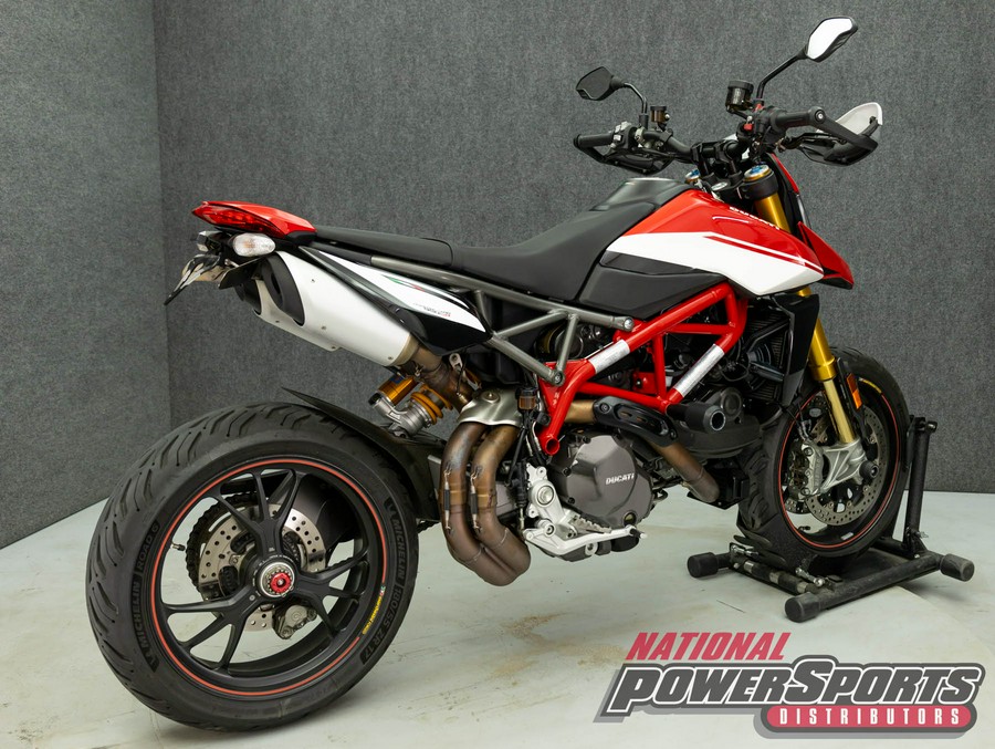 2021 DUCATI HYPERMOTARD 950 SP W/ABS