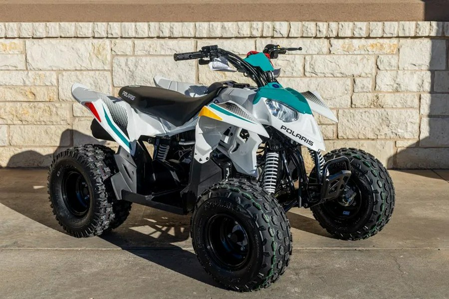 2025 Polaris Industries Outlaw® 110 EFI White / Radiant Green