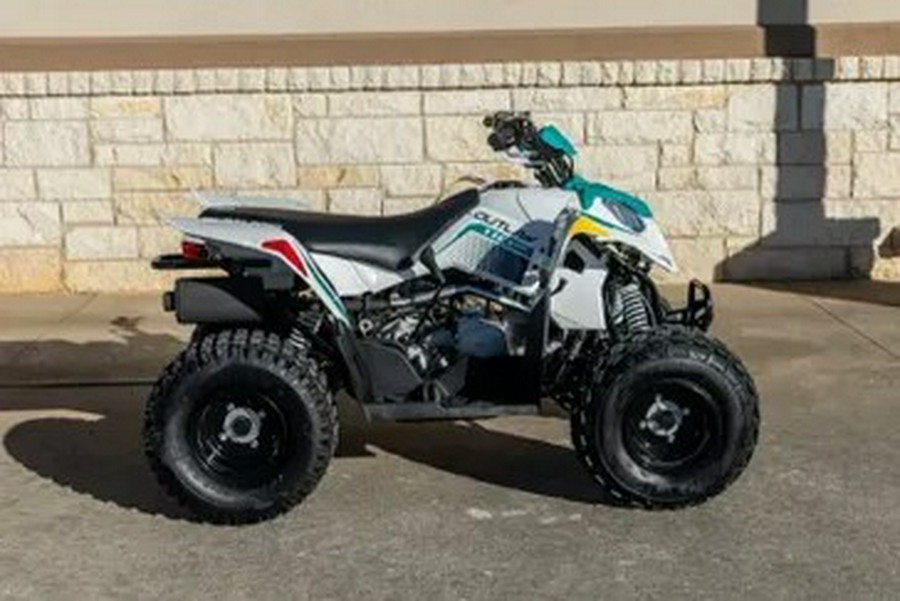 2025 Polaris Industries Outlaw® 110 EFI White / Radiant Green