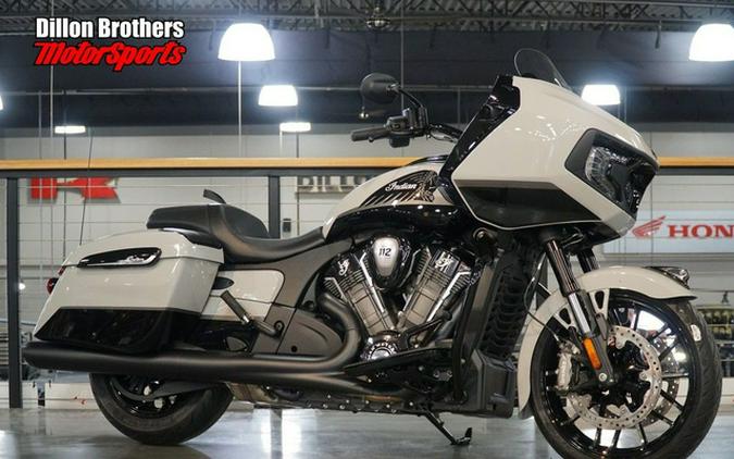 2026 Indian Challenger Dark Horse 112 w/PowerBand Audio Chalk with Black Metallic