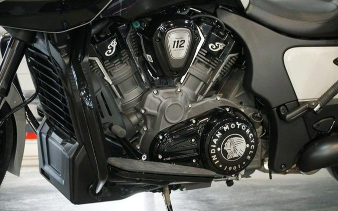 2026 Indian Challenger Dark Horse 112 w/PowerBand Audio Chalk with Black Metallic