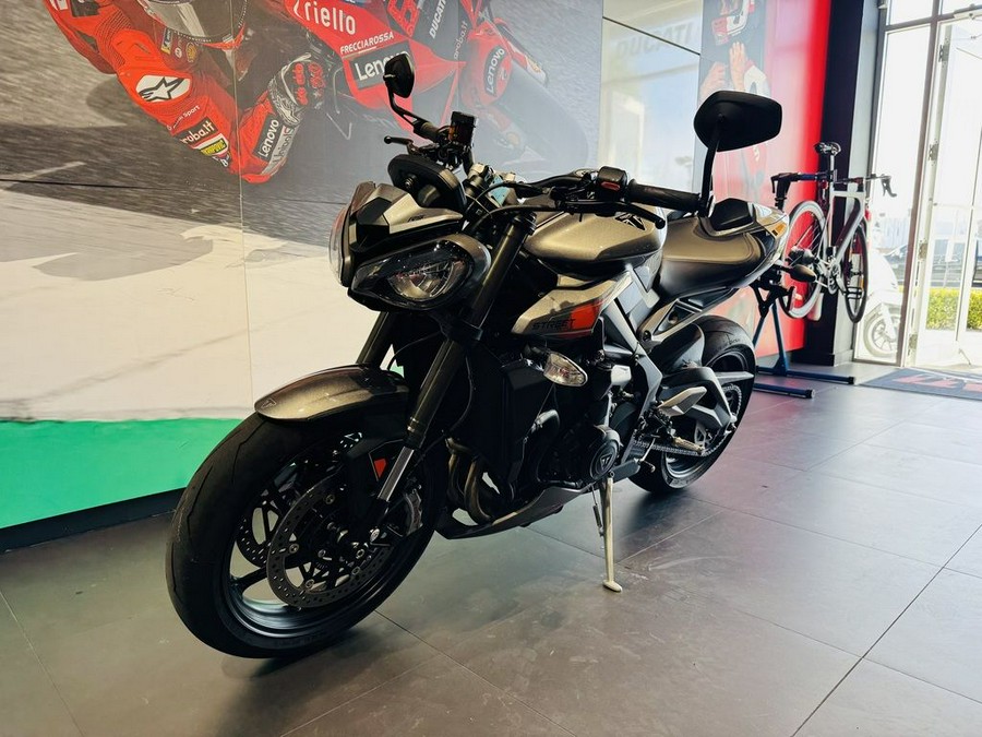 2024 Triumph Street Triple 765 RS Silver Ice