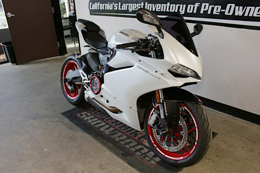 2016 Ducati 959 Panigale Arctic White Silk