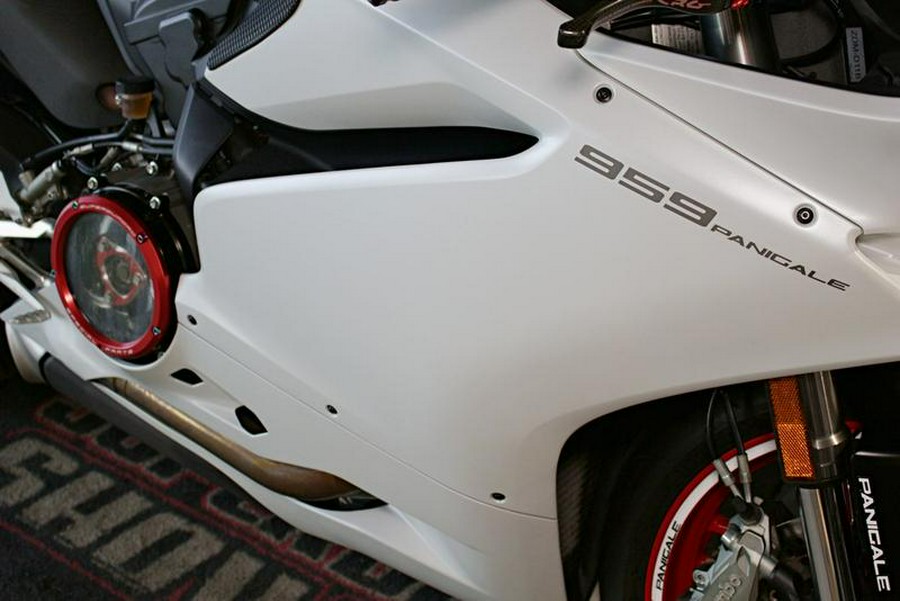 2016 Ducati 959 Panigale Arctic White Silk