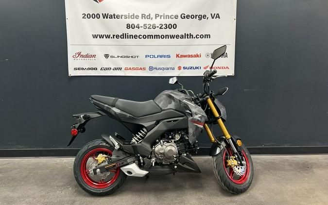 2024 Kawasaki Z125 PRO Cypher Camo Gray Matte/Metallic Matte Carbon Gray