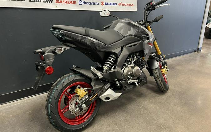 2024 Kawasaki Z125 PRO Cypher Camo Gray Matte/Metallic Matte Carbon Gray