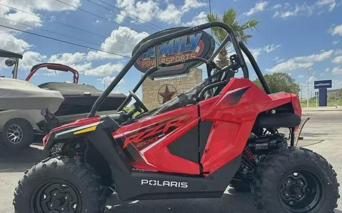 New 2025 POLARIS RZR 200 EFI INDY RED