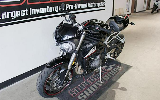 2018 Triumph Street Triple RS Phantom Black