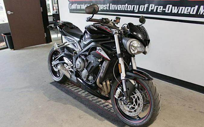 2018 Triumph Street Triple RS Phantom Black