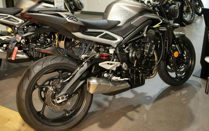 2024 Triumph Street Triple 765 R Silver Ice REET TRIPLE R