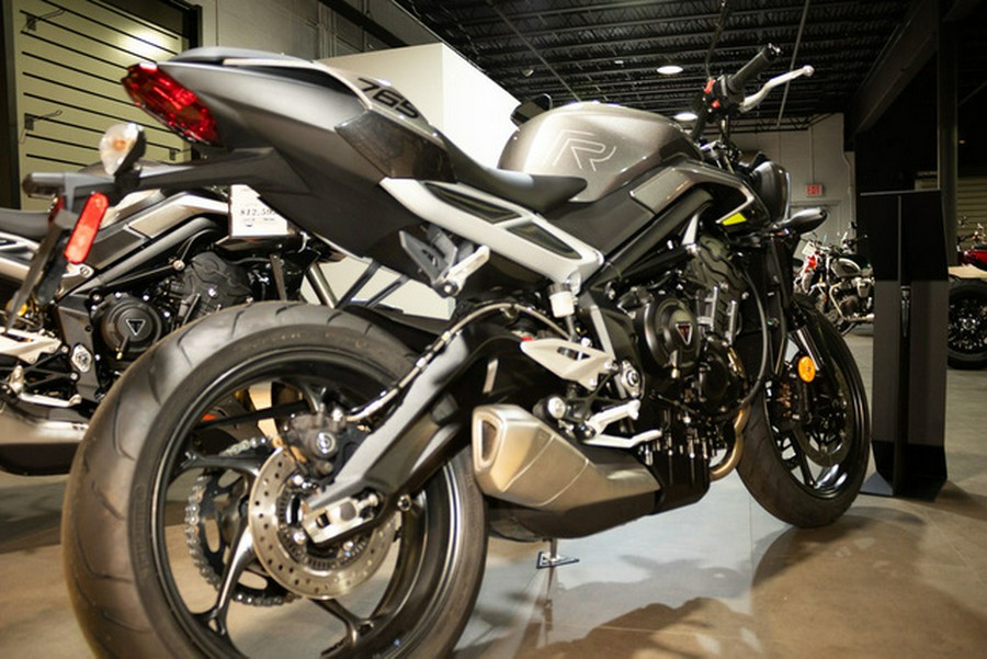 2024 Triumph Street Triple 765 R Silver Ice REET TRIPLE R