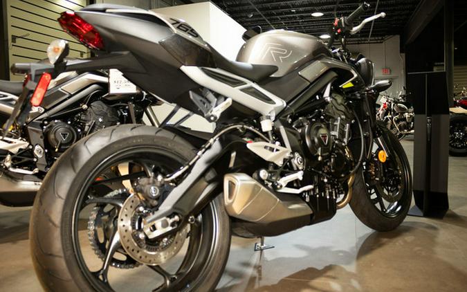 2024 Triumph Street Triple 765 R Silver Ice REET TRIPLE R