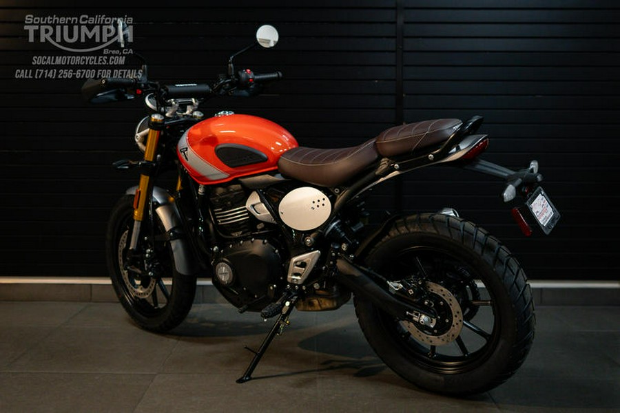 2026 Triumph Scrambler 400 X Baja Orange/Aluminium