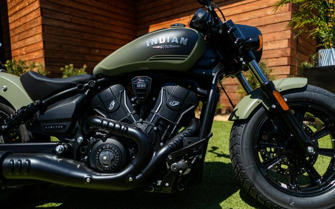 2026 Indian SCOUT BOBBER LT TECH MOSS GREEN