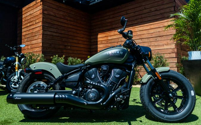 2026 Indian SCOUT BOBBER LT TECH MOSS GREEN