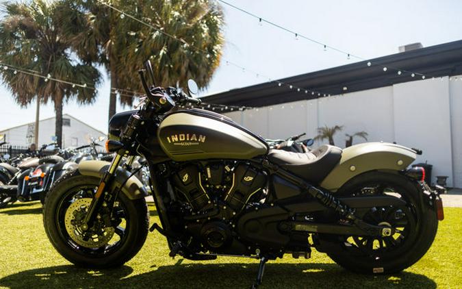 2026 Indian SCOUT BOBBER LT TECH MOSS GREEN
