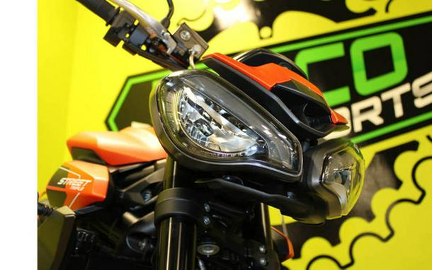 2025 Triumph Street Triple 765 R Matte Baja Orange R