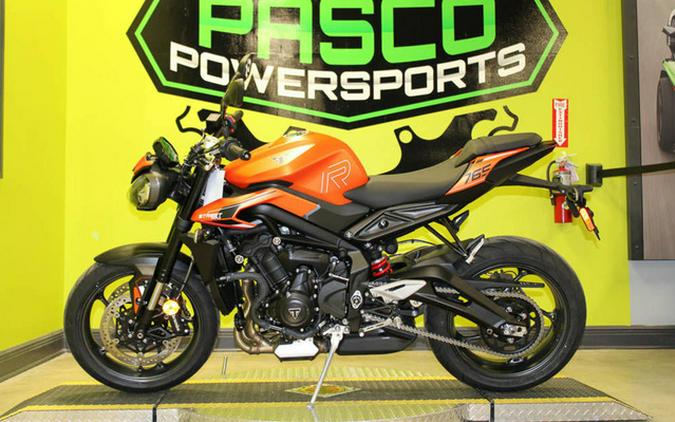 2025 Triumph Street Triple 765 R Matte Baja Orange