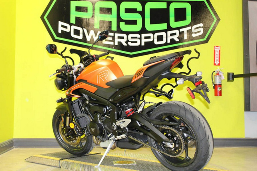 2025 Triumph Street Triple 765 R Matte Baja Orange