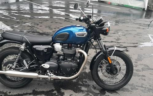 2023 Triumph Bonneville T100 Chrome Edition Cobalt Blue