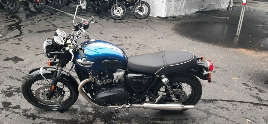 2023 Triumph Bonneville T100 Chrome Edition Cobalt Blue